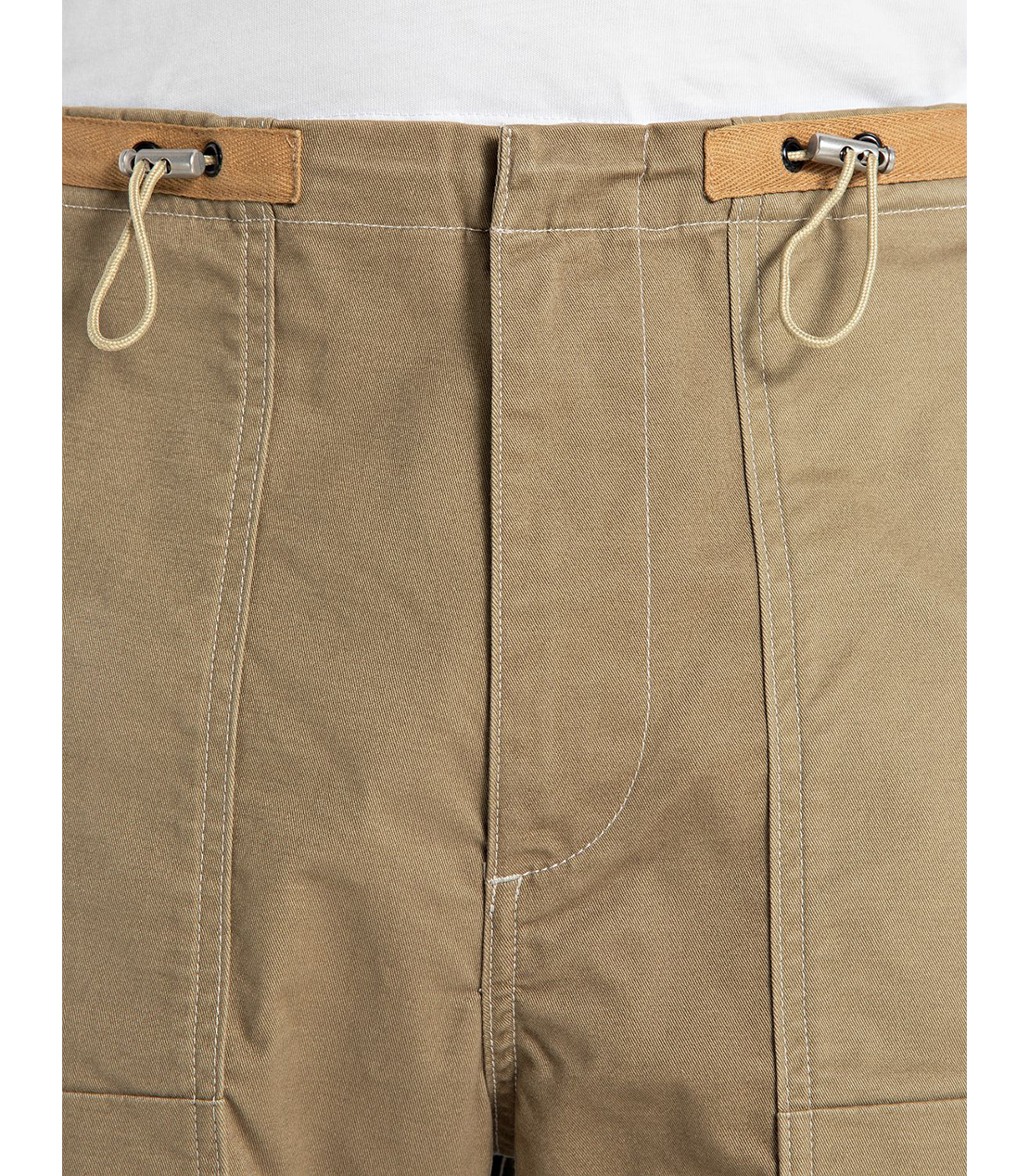 リラックスレギュラー ピーチコットンツイルストレッチパンツ 詳細画像 ライトコーヒー 4